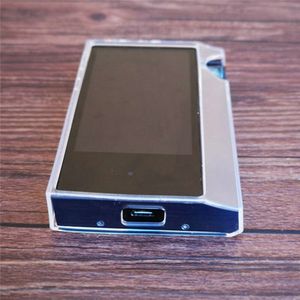 Soft Crystal Protective Case Skin with Front & Rear Tempered Glass Film for Iriver Astell&Kern AK70 MKII HiFi Lossless Player