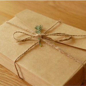 50 Stks/partij Eenvoudige Vintage Kraftpapier Envelop Bruiloft Studenten Diy Handgemaakte Cadeau Envelop 160*110Mm School En Kantoor leverancier