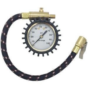 Hoge Precisie Dial Tire Luchtdrukmeter Meter Analoge Diagnose Gereedschap Motorfietsen Car Bike Truck Meetinstrument