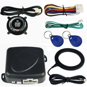 Universele 12 V auto een knop start up systeem RFID key inductie verborgen lock boot anti-diefstal systeem