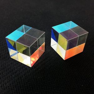 Optical Glass Flawless Chromophoric Prism Cubic Cosmic Magic Cube Spectroscopic with Hexahedral 18MM Light