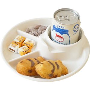 Koreaanse Stijl Voor Een Persoon Japanse-Stijl Split Plaat -Proof En Hittebestendig Baby Servies Ontbijt snack Bento Plaat