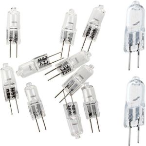 10X Lamp/Lamp Halogeen Capsule ""Jc"" 12V / 10W G4 Warm Wit & 10 X jc G4 12V 20W Clear Halogeen Capsule Lamp Gloeilampen