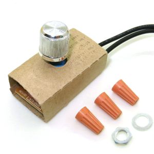 300 Watt Manual Dimmer Vervanging Schakelaar Met Knop Voor Lamp Gloeilamp/Led/Halogeen 120V 300 W/ zwart/Glod/Nikkel