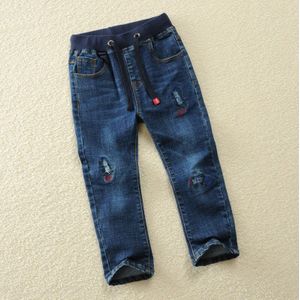 En Najaar Kinderkleding Jongens Jeans Broek Stretch Kinderen Kleine Kinderen Broek