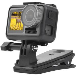 Zwart Draagbare Rugzak Clip Klem Draagriem Mount voor DJI Osmo Pocket Action Sport Camera Accessoires