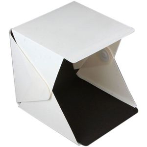 Draagbare Vouwen Lightbox Fotografie Studio Softbox Led Light Soft Box Tent Kit Voor Telefoon Dslr Camera Foto Achtergrond