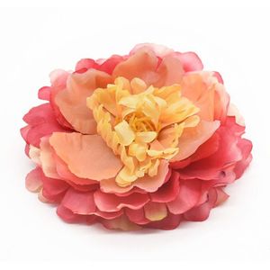 11 Cm 5 Stuks Kunstbloemen Pioen Bruiloft Broche Scrapbooking Hoofddeksels Kunstbloemen Home Decoratie Accessoires Cadeau