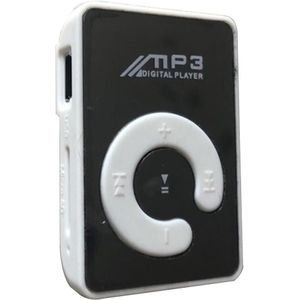 Mini mp3 Clip MP3 Speler Ondersteuning 32GB Micro SD TF Card stijlvol Sport Spiegel Draagbare MP3 speler Mini