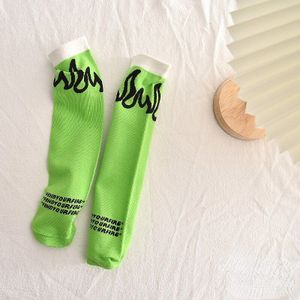 Lente Festival Kinderen Jongens Mode Brief Persoonlijkheid Cartoon Meisjes Sokken Kids Baby Stocking Peuter Accessoires 1-8Y