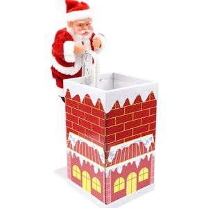 Kerstman Klimmen Schoorsteen Pop Speelgoed Voor Kinderen Christmas Party Home Decoratie Speelgoed