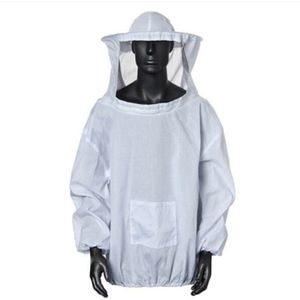 Praktische Beschermende Bijenteelt Jacket Veil Kiel Essentiële Apparatuur Bijenteelt Hoed Mouw Pak Wit Bijenteelt Helpers
