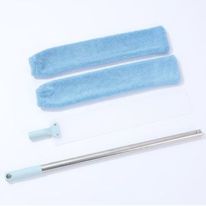 3in1 Hoek Schoonmaken Tool Nook Stofdoek Lange Handvat Dust Cleaner Floor Borstel Te Schoon Veegmachine Auto Wassen Mop Bezem microfiber