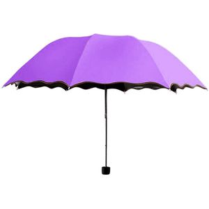 Opvouwbare Paraplu Voor Vrouwen Reizen Anti-Uv Winddicht Regen Bloem Modieuze Vrouwelijke Zon Meisje Parasol Pocket Paraplu #20