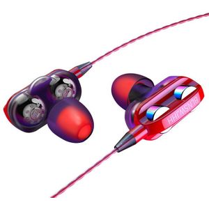 Wired Oortelefoon Voor Xiaomi Huawei Hoge Bass 6D Stereo In-Ear Sport Oortelefoon Oordopjes Sport Koptelefoon Met microfoon Oortelefoon
