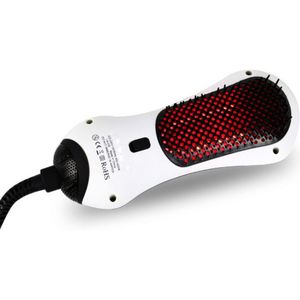 Explosie modellen infrarood air kam mini föhn hairstraightener straight volume dual-gebruik steil haar kam schoonheidssalon