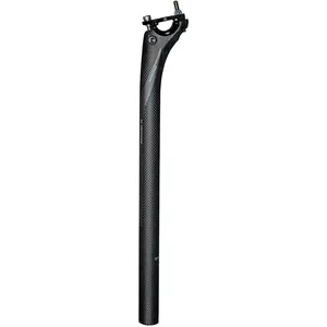 Zadelpen 25,4 Mm - Geveerd - Aluminiumlegering - 300 Mm Lengte - Voor Mountainbike & Racefiets - Zwart/zilver/rood