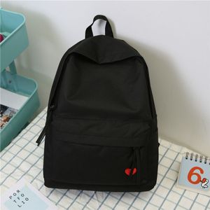 Koreaanse Schooltassen Voor Tiener Girs Vrouwelijke Zwart Geel Canvas Tassen Leuke Mode Dames Casual Rugzakken Bag116