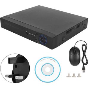 8-Weg 4MP Nvr Video Recorder Zwart Voor Cctv Bewakingscamera
