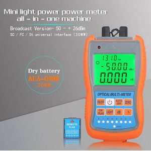 Comptyco AUA-G70B/50B 4in1 Mini Optical Power Meter Visual Fault Locator Netwerkkabel Test Glasvezel Tester 10Km 30Km Vfl