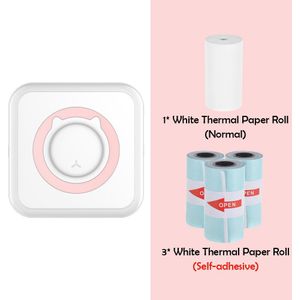 C15 Pocket Thermische Printer Draagbare Mini Draadloze Bt Connect 200Dpi Foto Label Memo Verkeerde Vraag Afdrukken