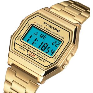 Panars Saatleri Mode Waterdichte Mannen Led Digitale Horloge Horloge Mannen Luxe Reloj Hombre Digitale Deportivo Agua