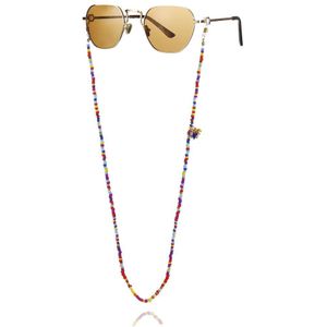 Mode Multicolor Kralen Ketting Voor Zonnebril Vrouwen Leesbril Chain Boho Kleurrijke Neck Strap Ketting Brillen Ketting