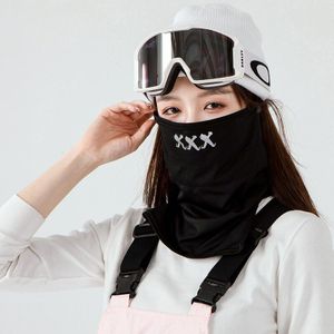Plus Polyester Fleece Stijl Ski Hoofddeksels Beschermende Masker Lekkende Haar Gezicht Beschermende Sjaal A7356
