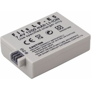 1 Stks 1200 mAh 7.4 V LP-E5 LPE5 LP E5 Oplaadbare Camera Batterij Voor Canon EOS 450D 500D 1000D Kiss X3 Kiss F Rebel Xsi