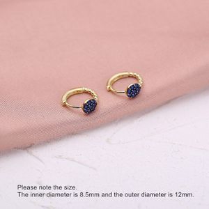 925 Sterling Zilveren Oorbel Mode Persoonlijkheid Star Moon Oor Ring Zircon Blue Ring Ear Bone Wilde Trend Vrouw Meisje Oor sieraden