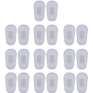 10 Paar Push-In Lenzenvloeistof Neus Pads Zachte Siliconen Luchtkussen Bril Vervanging