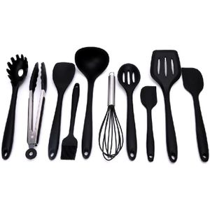 10 Stks/set Heat Resitant non-stick Siliconen Keukengerei Set Koken Bak Tool