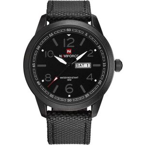 NAVIFORCE Horloges Mannen Top Luxe Mens Nylon Strap Horloges heren Quartz Sport Horloges relogio masculino