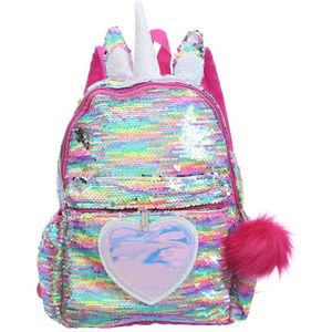 Leuke Eenhoorn Rugzak Meisjes Kids Schooltassen Grote Capaciteit Pailletten Mochila Escolar Infantil Roze School Rugzak Zakken Voor Meisjes