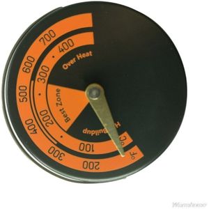 Magnetische Haard Ventilator Kachel Thermometer Voor Log Hout Brander Barbecue Oven Temperatuurmeter Meter N25 20