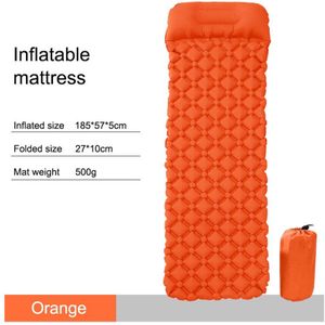 Outdoor Camping Opblaasbare Matras Met Kussen Enkele Persoon Draagbare Tent Slaap Mat Ultralight Opvouwbare Nylon Tpu Soft Camp Bed