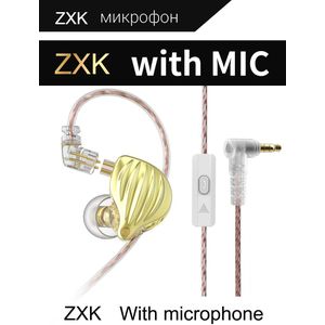 QKZ ZXK ZSN MT1 Pro Hi-FI 1DD Dynamic In-ear Earphone Drive HIFI Bass Metal Monitor Running Sport Earphones Headphone TA1 BA15
