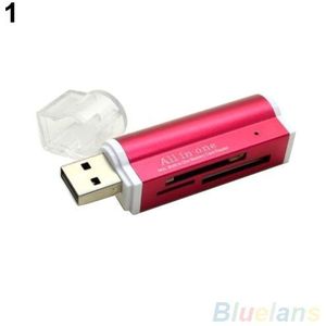 4in1 Mini Usb 2.0 Multifunctionele Hoge Snelheid M2 Micro Sd Tf Mmc Sdhc Memory Card Reader Multi-slot Accessoires