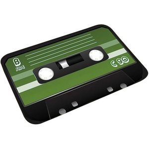 Vintage Cassette Tape Antislip Rechthoek Deur Mat Tapijt Entree Floor Decor