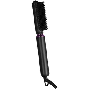 Inface Stijltang Elektrische Droger En Rechttrekken Borstel Professionele Krultang Borstel Curler Verwarming Kam Styler