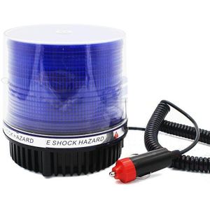 12V-24V Emergency Flash Strobe Lamp Auto Roterende Verkeersveiligheid Waarschuwingslichten School Lichten Led Geel Ronde magneet Plafond Doos