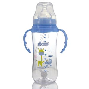 320 Ml Baby Flessen Zuigfles Met Anti-Slip Handvat & Cup Water Brede Mond Speciale Multifunctionele Fles