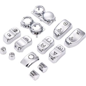 13Pcs Motorcycle Chrome Hand Schakelaar Behuizing Caps Voor Electra Street Glide