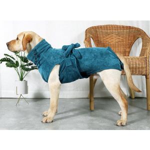 Hond Badjas Super Absorberende Hond Badpak Verstelbare Sneldrogende Huisdier Badhanddoek Voor Kleine Medium Grote Hond Warm hond Kleding