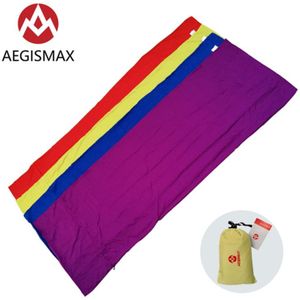Aegismax Unisex Outdoor Ultralight Volwassen Camping Tent Envelop Type Draagbare Slaapzak Liner Slaapzak Accessoires