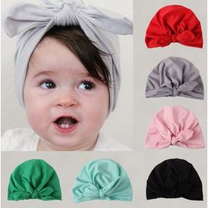 Hoeden Baby Leuke Pasgeboren Peuter Kids Baby Meisje Tulband Katoen Beanie Hat Solid Winter Cap