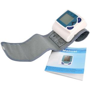Bloeddrukmeter Draagbare Automatische Pols Bloeddrukmeter Apparaat Heart Beat Rate Pulse Meter Meet Tonometer Machine