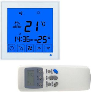Smart Centrale Airconditioning Temperatuurregelaar 2 P 4 P Fan Coil Thermostaat voor verwarming/koeling Kamertemperatuur