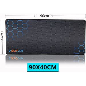 Super Size Extra Grote Mousepad Anti-Slip Gaming Mouse Mat Met Vergrendeling Rand Natuurlijke Rubber Muismat Voor Game gamer Cs