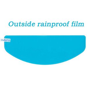 Moto Helm Anti-Fog Film Anti Regen Film Duurzaam Nano Coating Sticker Film Regendicht Universele Helm Accessoires